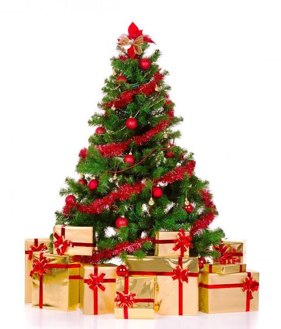 Merry Christmas Tree With Gifts, Big Christmas Tree HD Images ...
