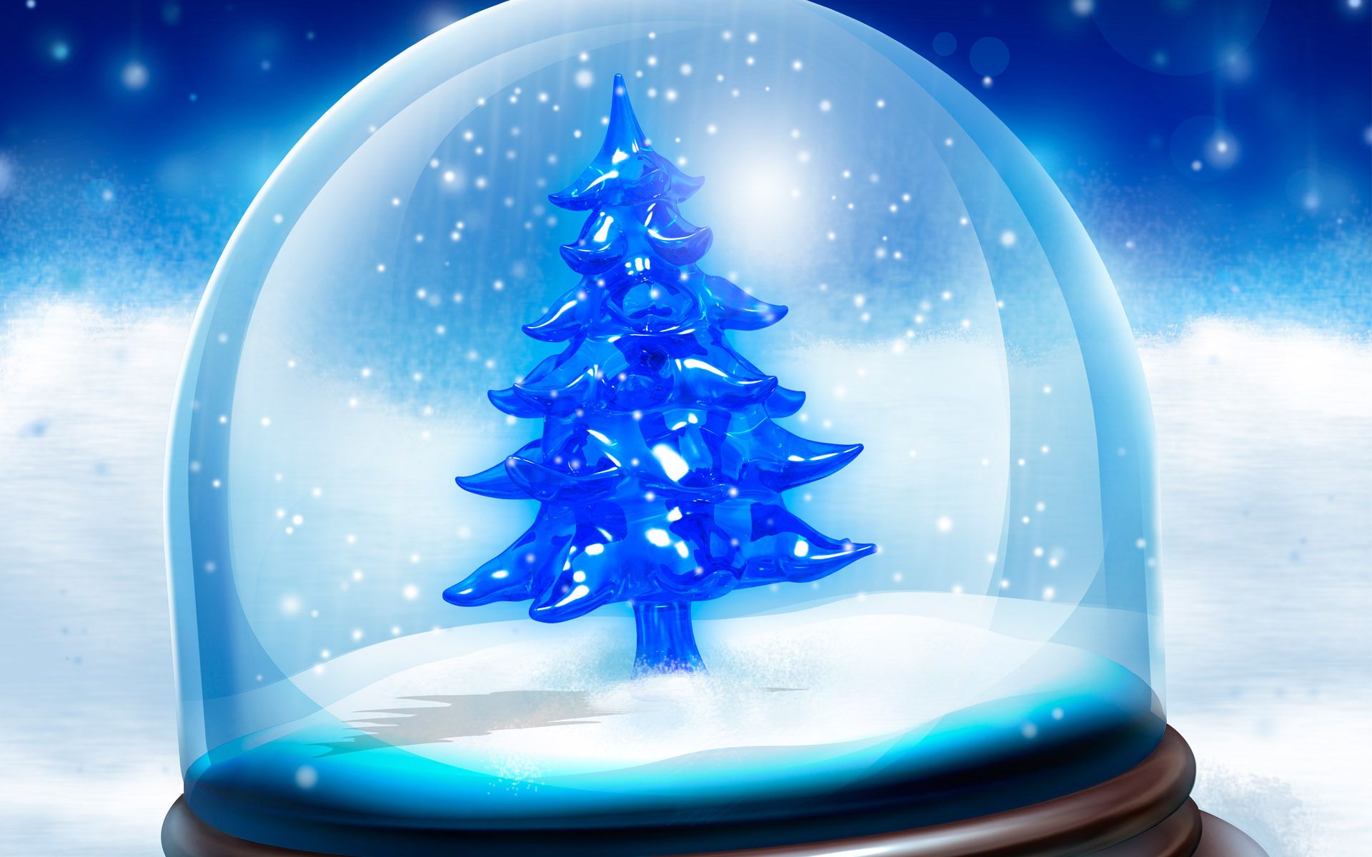 Snowy Christmas Tree Wallpapers | HD Wallpapers