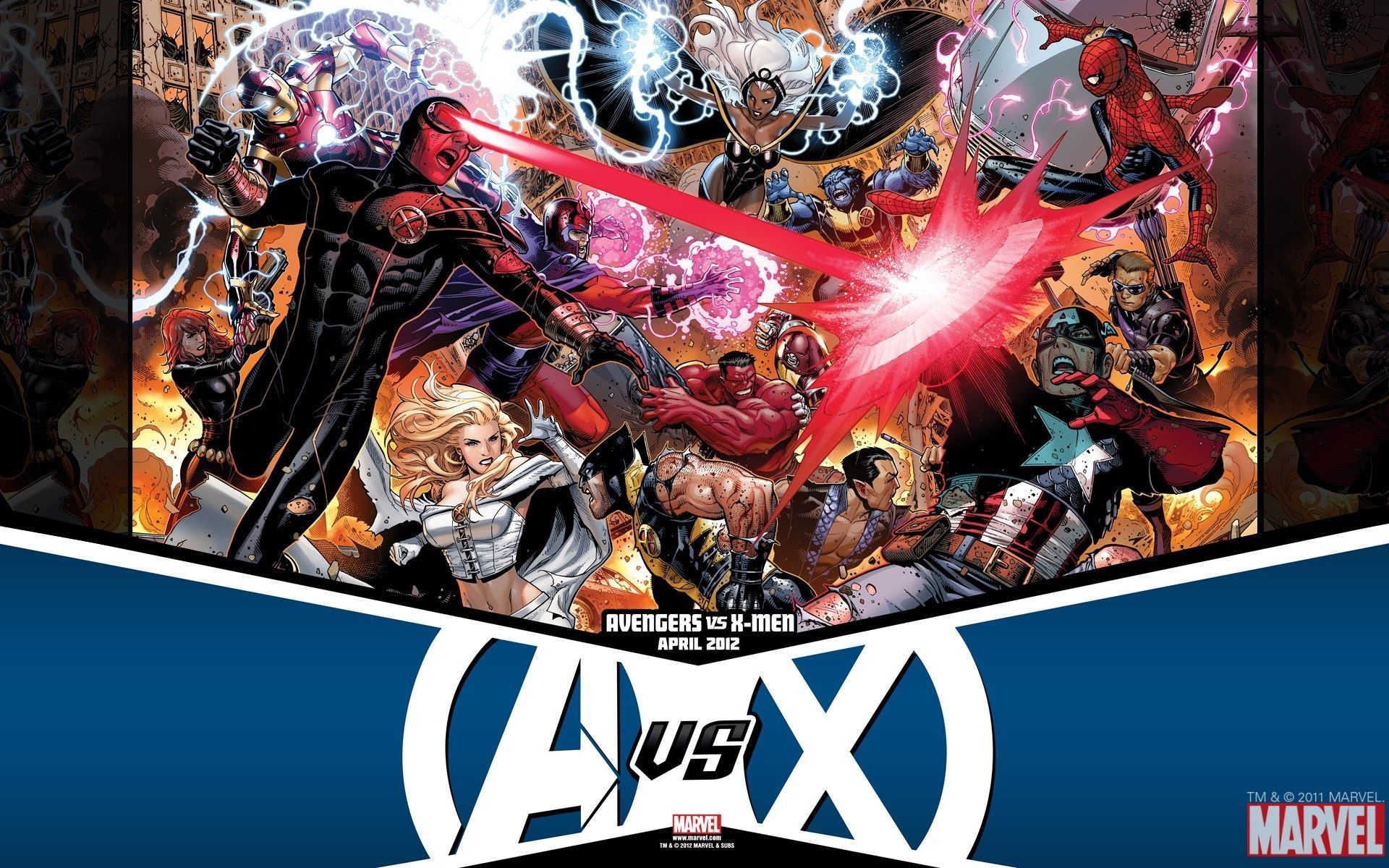 Avengers vs X-Men #1 Wallpaper | Apps | Marvel.com
