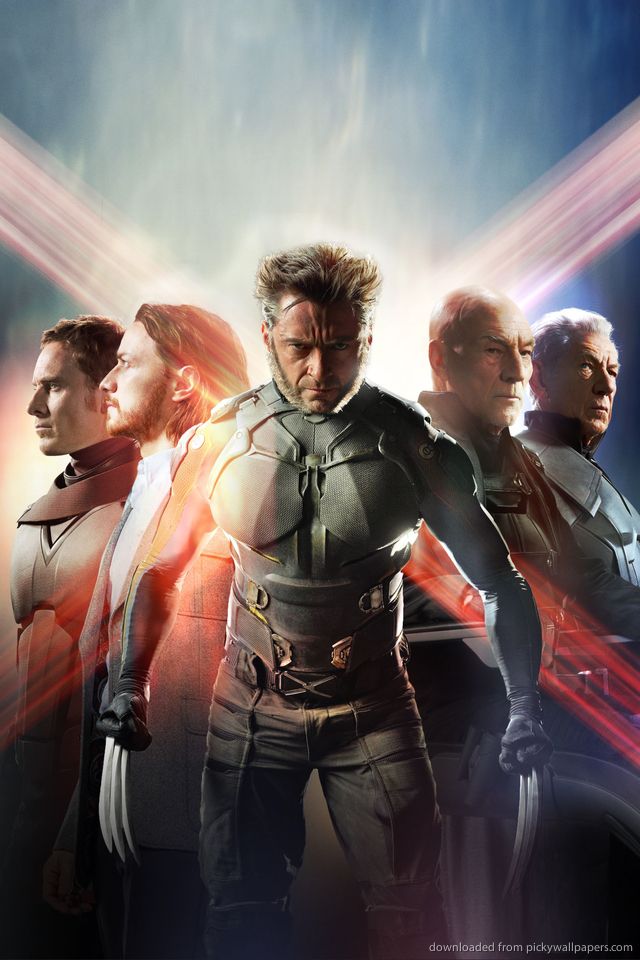 Download X Men Young And Old Poster Wallpaper For iPhone 4