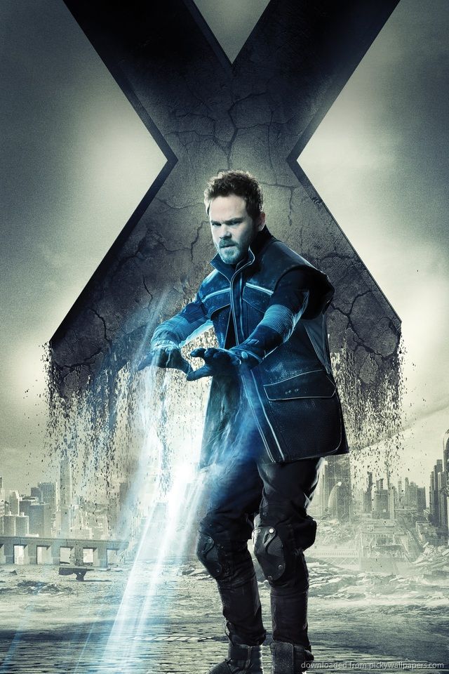 Download X-Men Poster Ice Man Wallpaper For iPhone 4