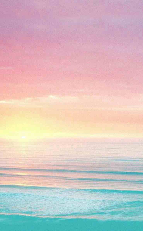 Wallpapers, pink sky, yellow, sunset, | We Heart It | pink, sea ...
