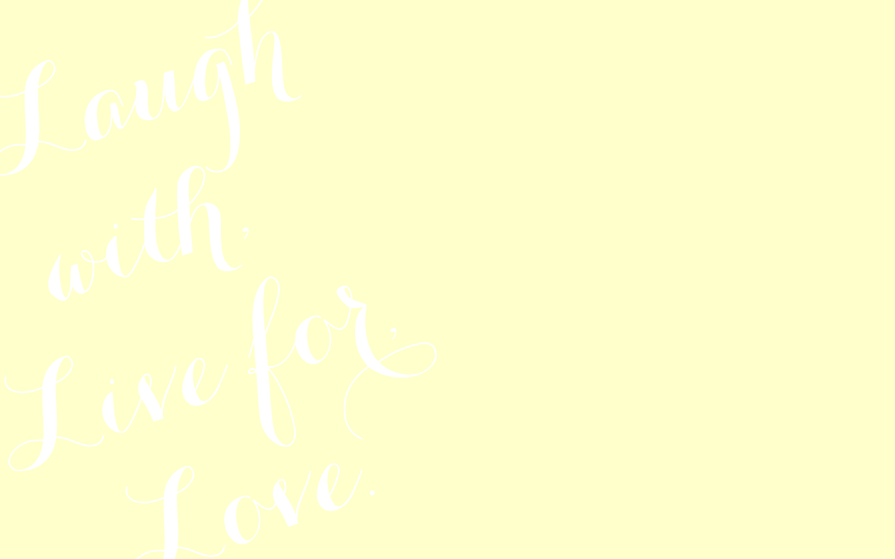 Laugh Live Love spring wallpaper by Bionic Beauty Bionic Style