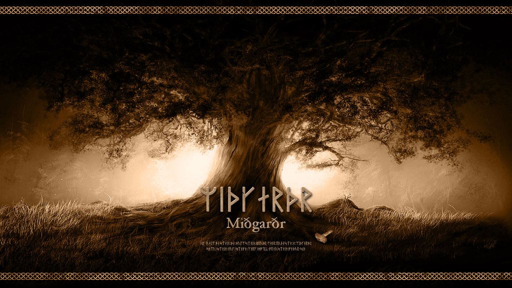 Midgard - Yggdrasil - Wallpaper Full HD by PlaysWithWolves on ...