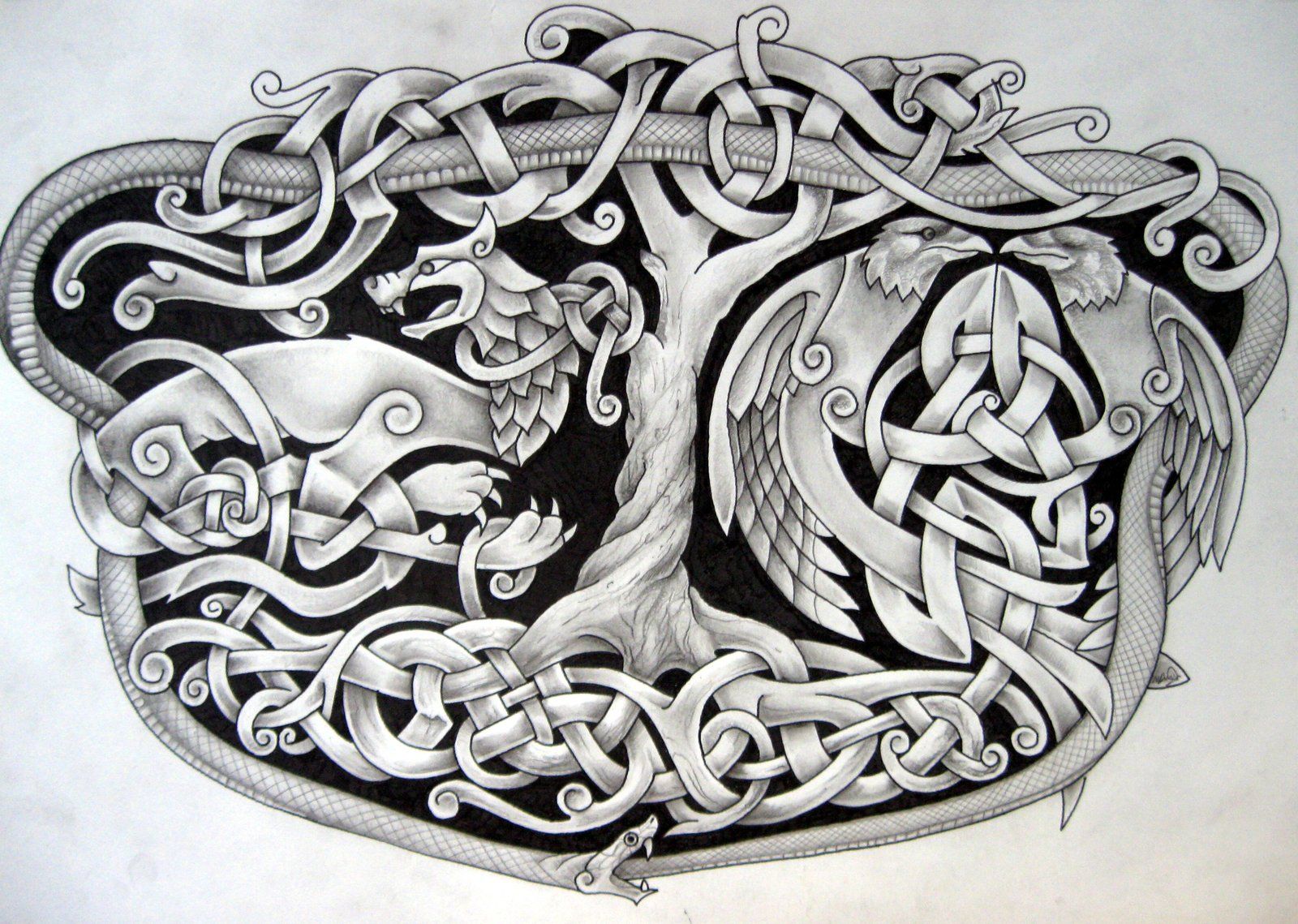 DeviantArt: More Like Celtic tree of life 1 by Tattoo-Design