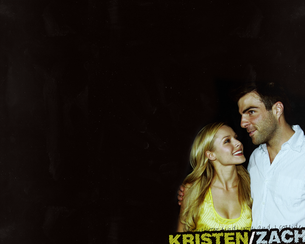 Zach & Kristen - Zachary Quinto Wallpaper (691115) - Fanpop