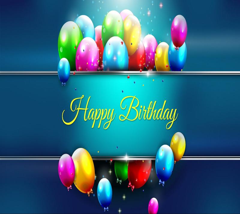 Download happy birthday wallpapers to your cell phone - balloons ...