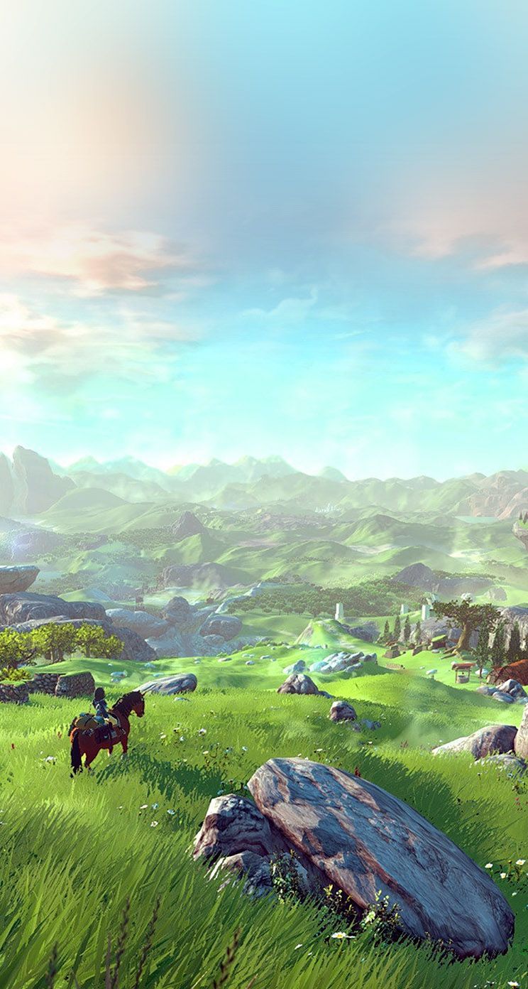 Legend Of Zelda Field Green iPhone 5s Wallpaper Download | iPhone ...