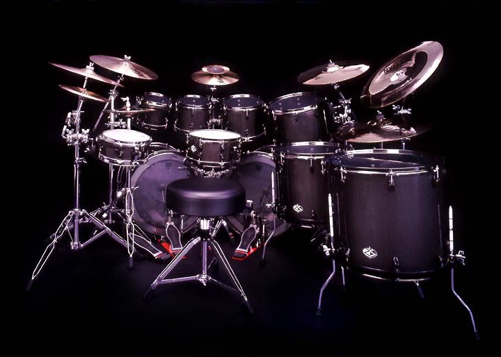 Black Drum Set Image Music Wallpaper | teste | Pinterest | Drum ...
