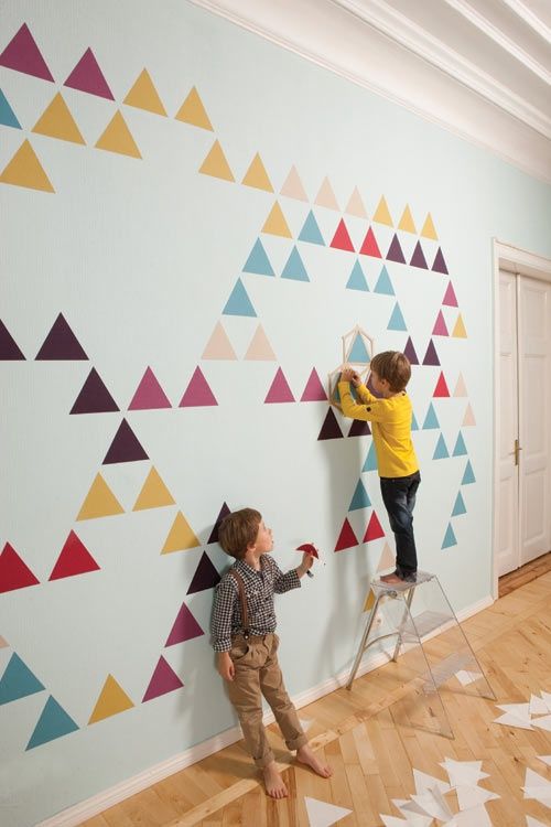 triangle wallpaper znak | Poppinette