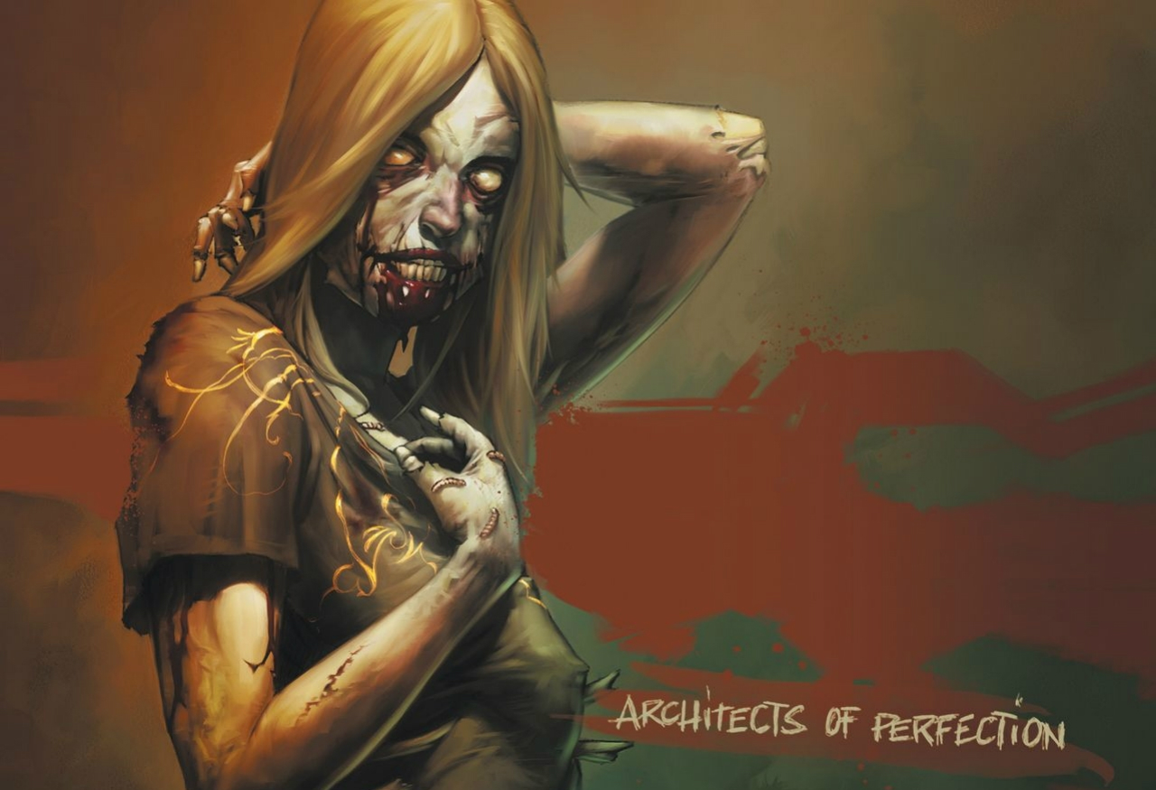 Zombie blonde girl wallpaper from Zombie wallpapers
