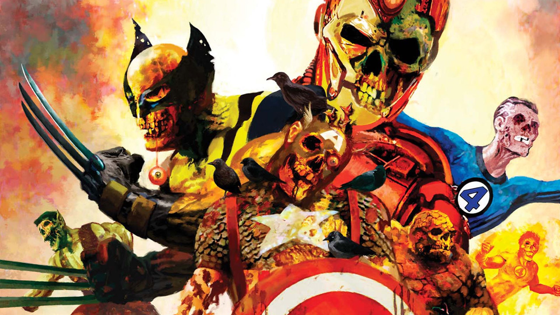 18 Marvel Zombies HD Wallpapers Backgrounds - Wallpaper Abyss