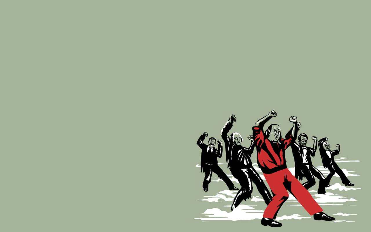 Michael jackson usa dancing presidents zombies wallpaper ...