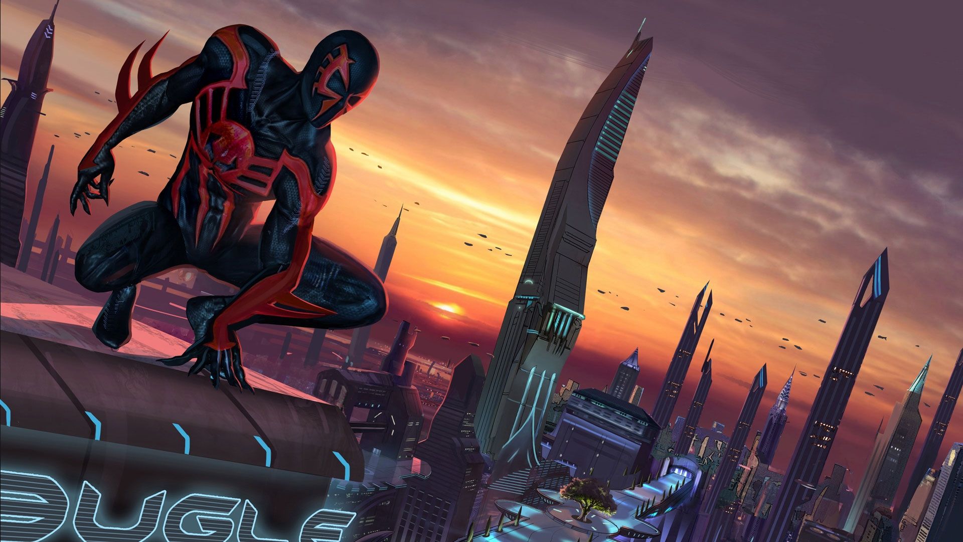 4 Spider man 2099 HD Wallpapers Backgrounds - Wallpaper Abyss
