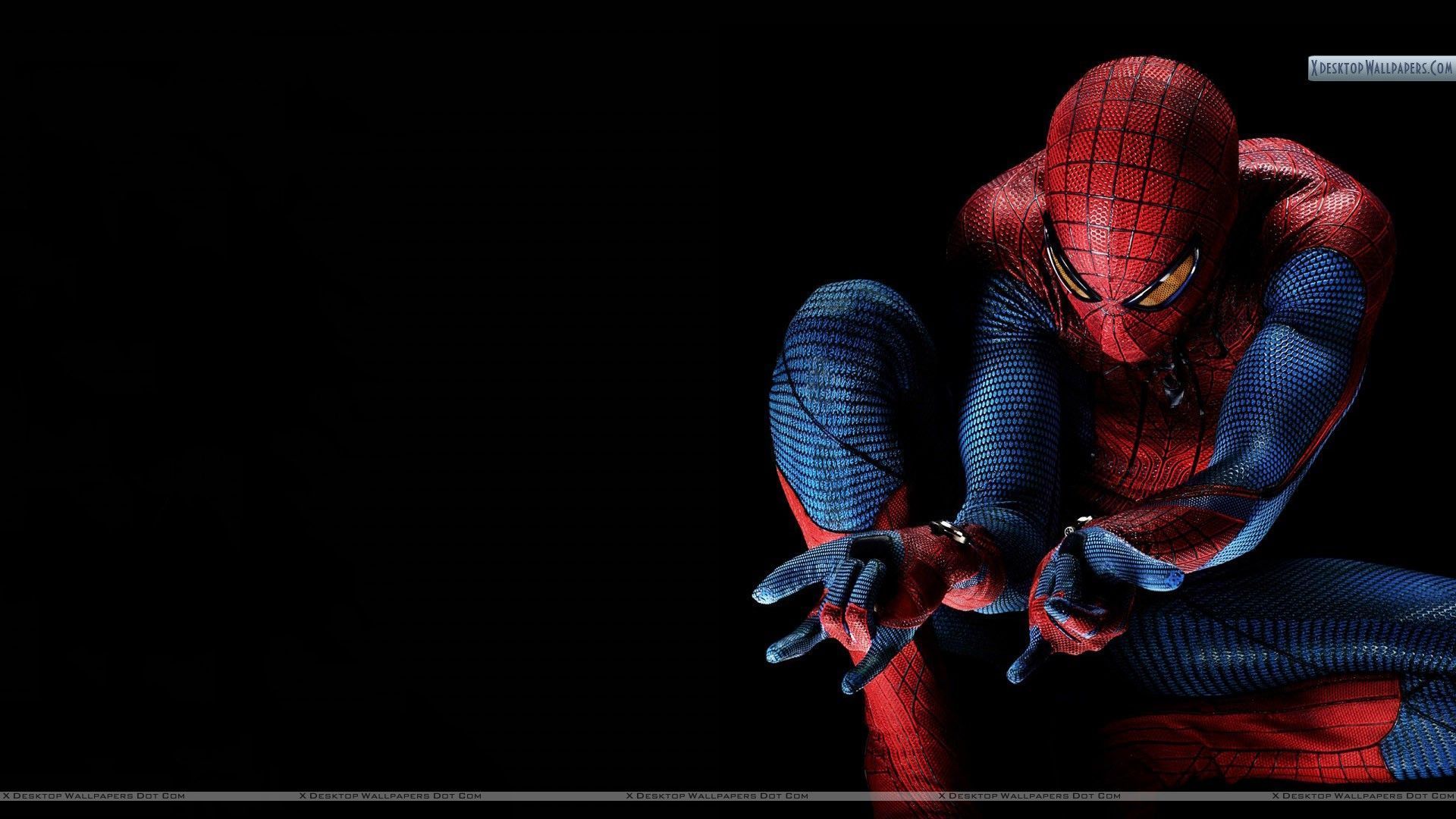 Spider Man 4 in Black Background Wallpaper