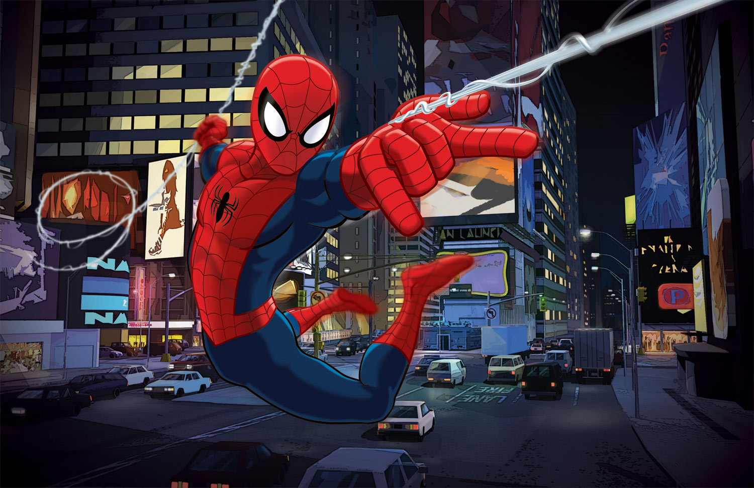 Image - Ultimate spiderman background.png - The Spectacular Spider ...