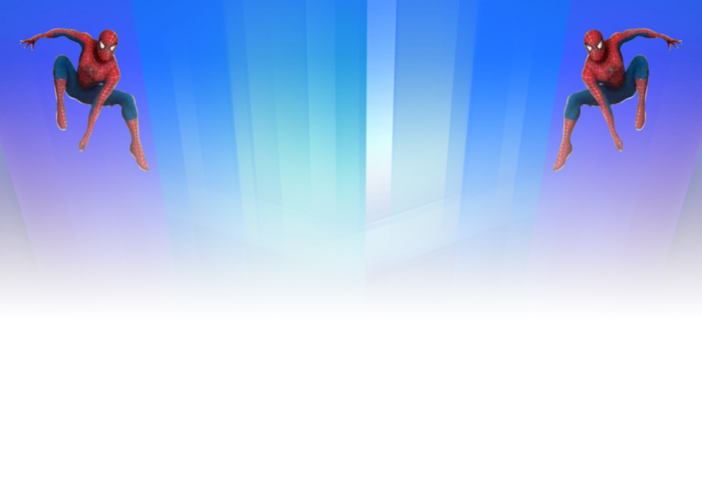 Blue Background SpiderMan Cartoon Free PPT Backgrounds for your ...