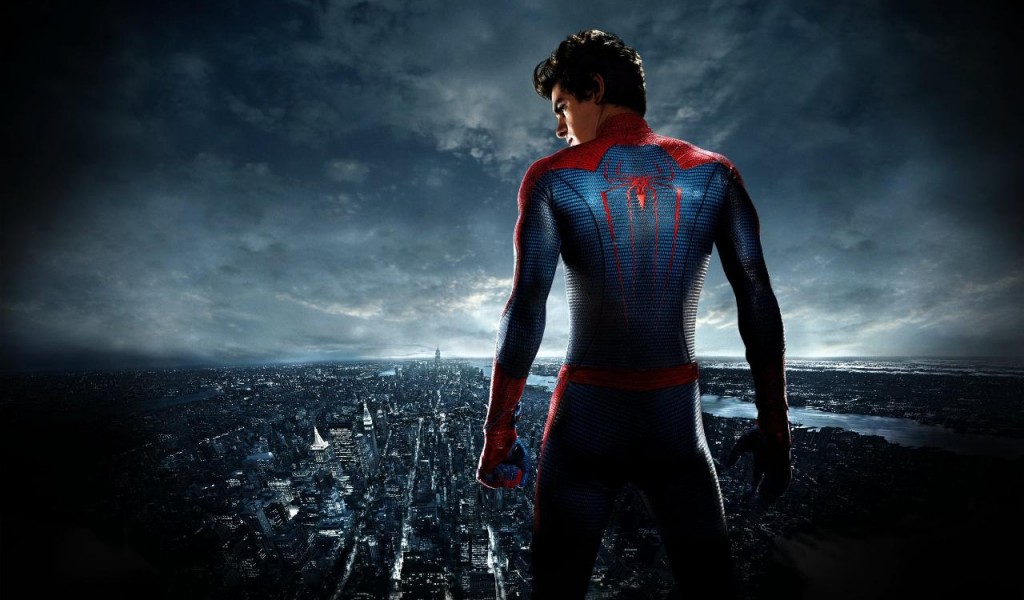 andrew garfield as spiderman in hollywood movie the amazing ...