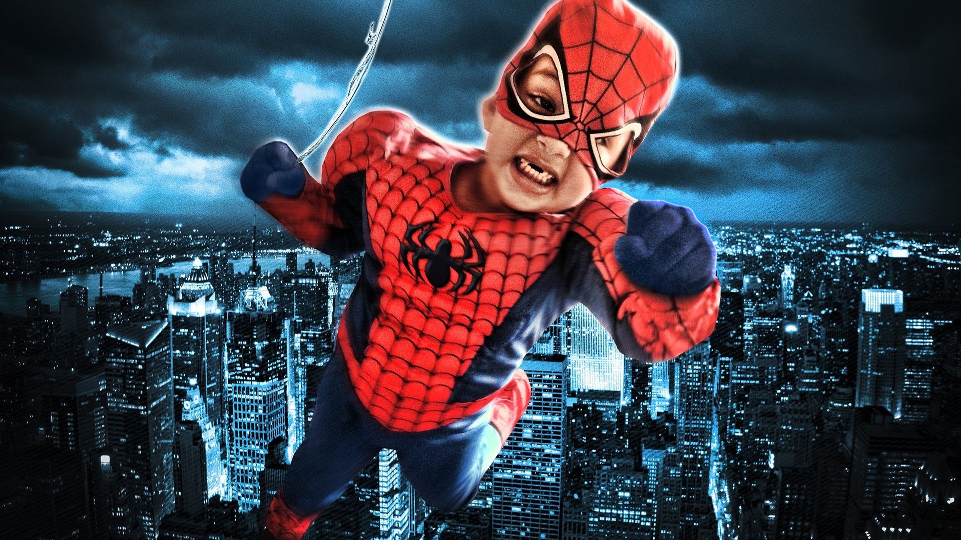 Photoshop CS6 - Spiderman Wallpaper Tutorial - YouTube