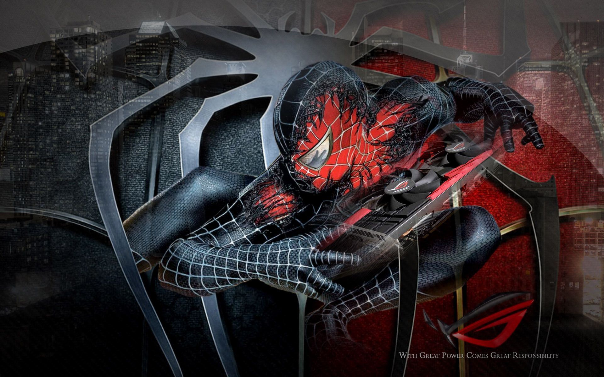 Asus Rog Spider-Man Wallpaper