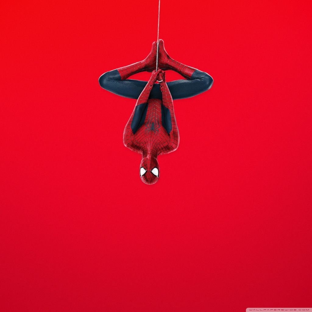 Spider Man Red Background HD desktop wallpaper Widescreen