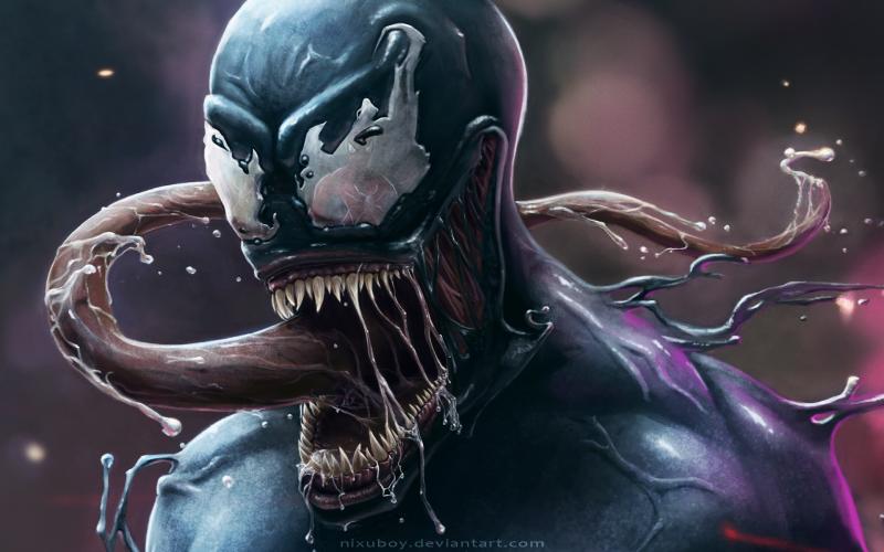 Spider-Man Marvel Venom Creepy HD wallpaper,cartoon/comic HD ...