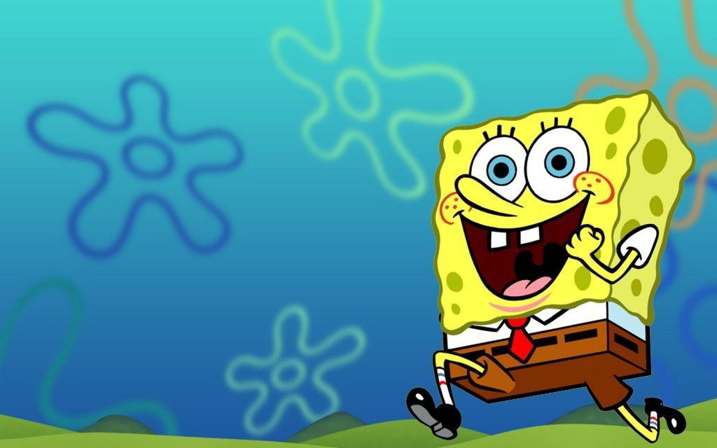 IMAGE spongebob smile wallpaper
