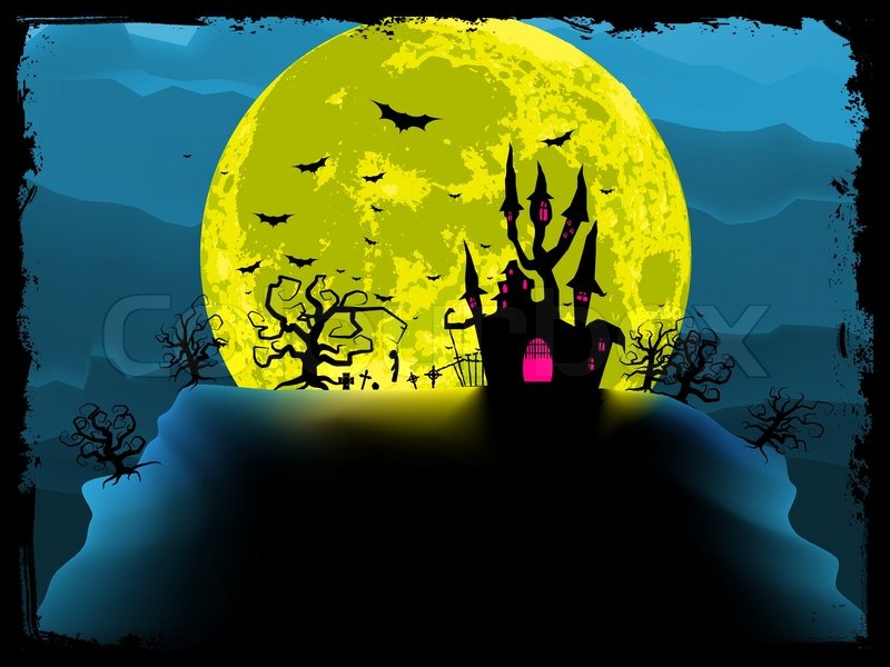 Spooky halloween background. EPS 8 vector file include SERVERDOCUMENT ROOT.d Vector