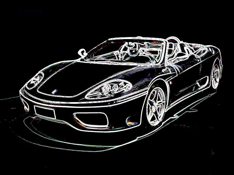 Sports Car on Black background by JohnJeffrey on DeviantArt