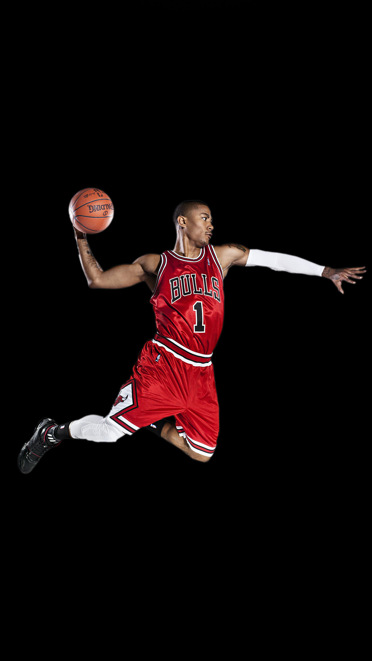 Chicago Bulls Derrick Rose Sports Red Number One Android Wallpaper