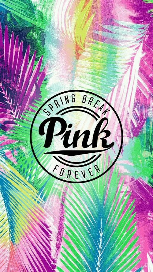 Pink #springbreak #forever by . We Heart It