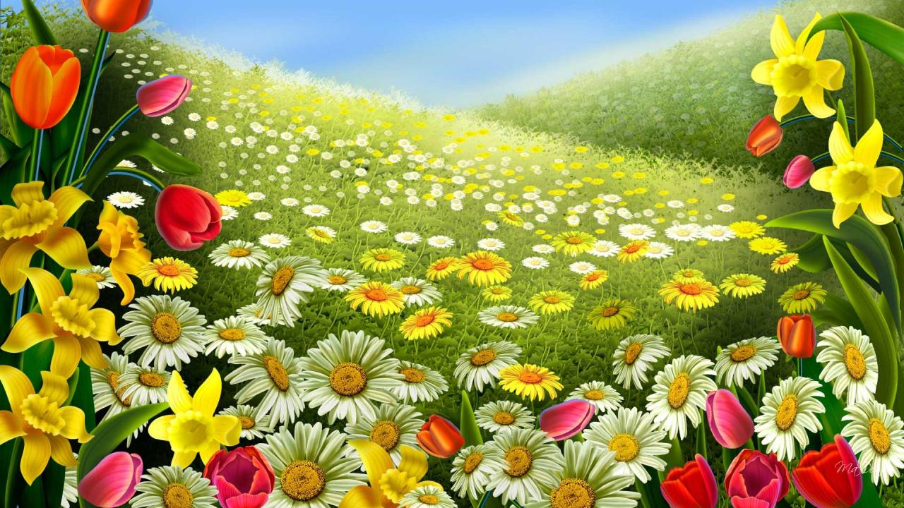 Free Spring Flowers Wallpapers