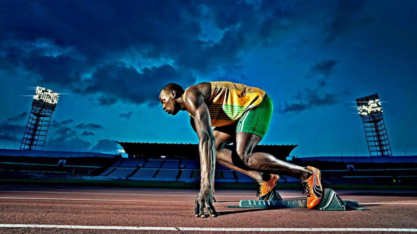 Wallpapers Atletism Bolt Sprint Athletics Bureaublad Achtergronden