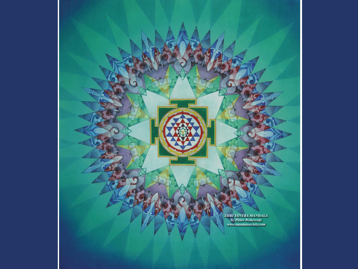 Sri Yantra Mandala 1152 x 864 pixels wallpaper