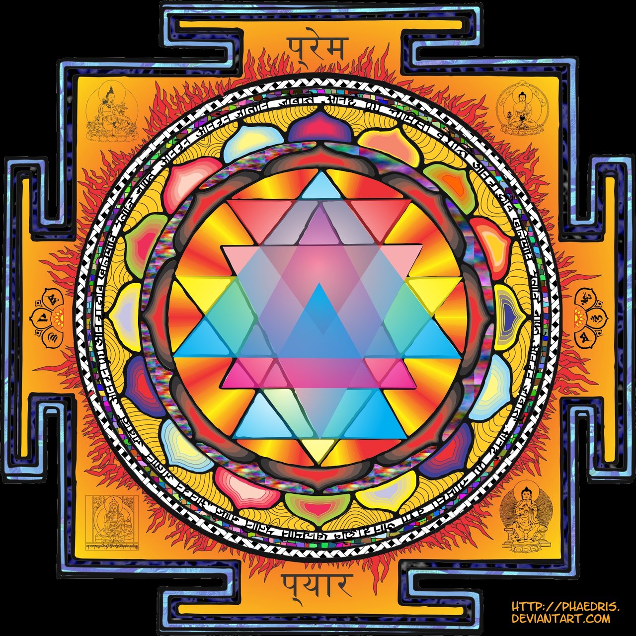 Sri Yantra Mandala by Phaedris on DeviantArt