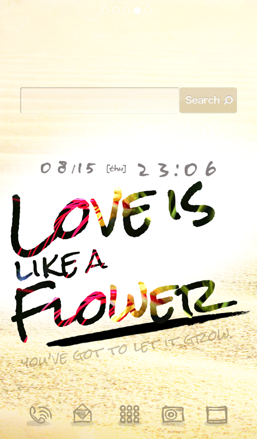 Cute wallpaperLike a flower App Annie