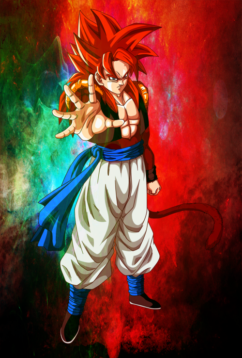 Gogeta Ssj4 Png -gogeta Ss4 Wallpaper - Gogeta Super Saiyan 4 Chibi,  Transparent Png - vhv