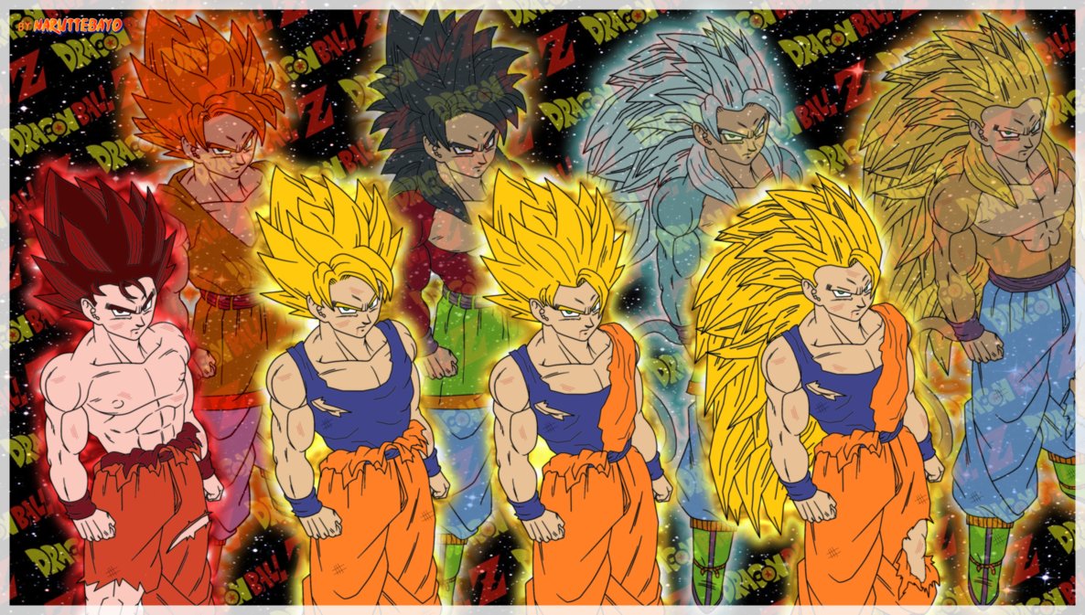 Goku Wallpaper Transformation By Naruttebayo67 On Deviantart 7337