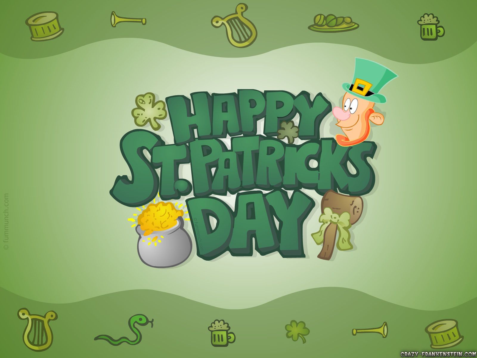 St. Patrick's Day - Holiday wallpapers - Crazy Frankenstein