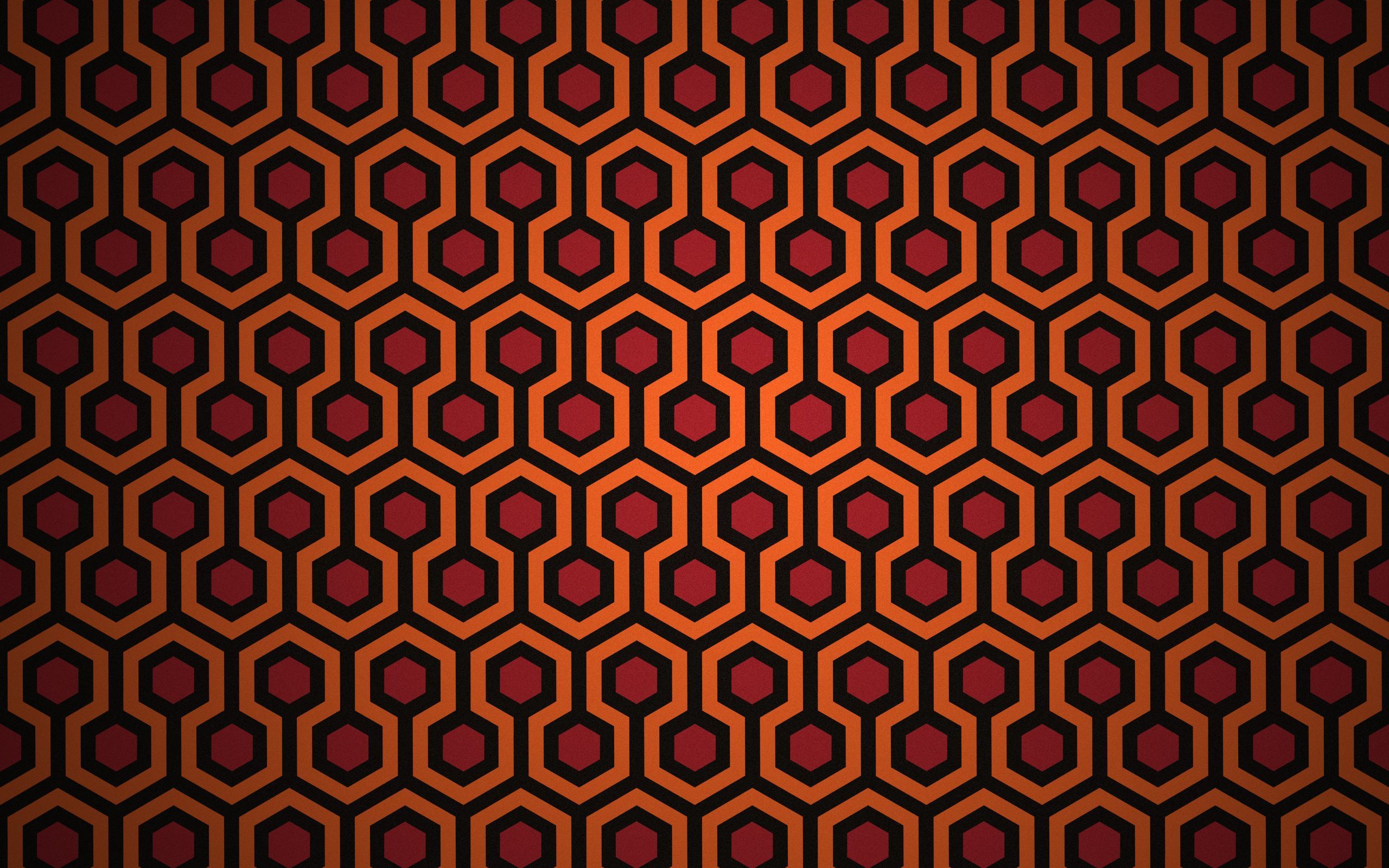 Wallpaper based on the carpet from the Shining not created by me