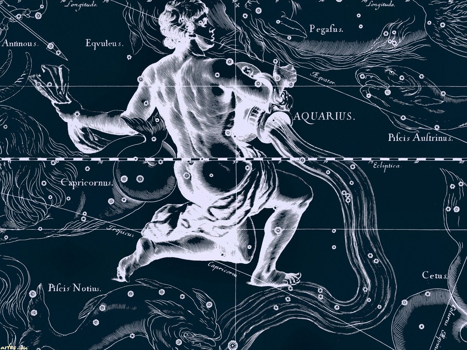 Star chart, Aquarius wallpapers and images - wallpapers, pictures