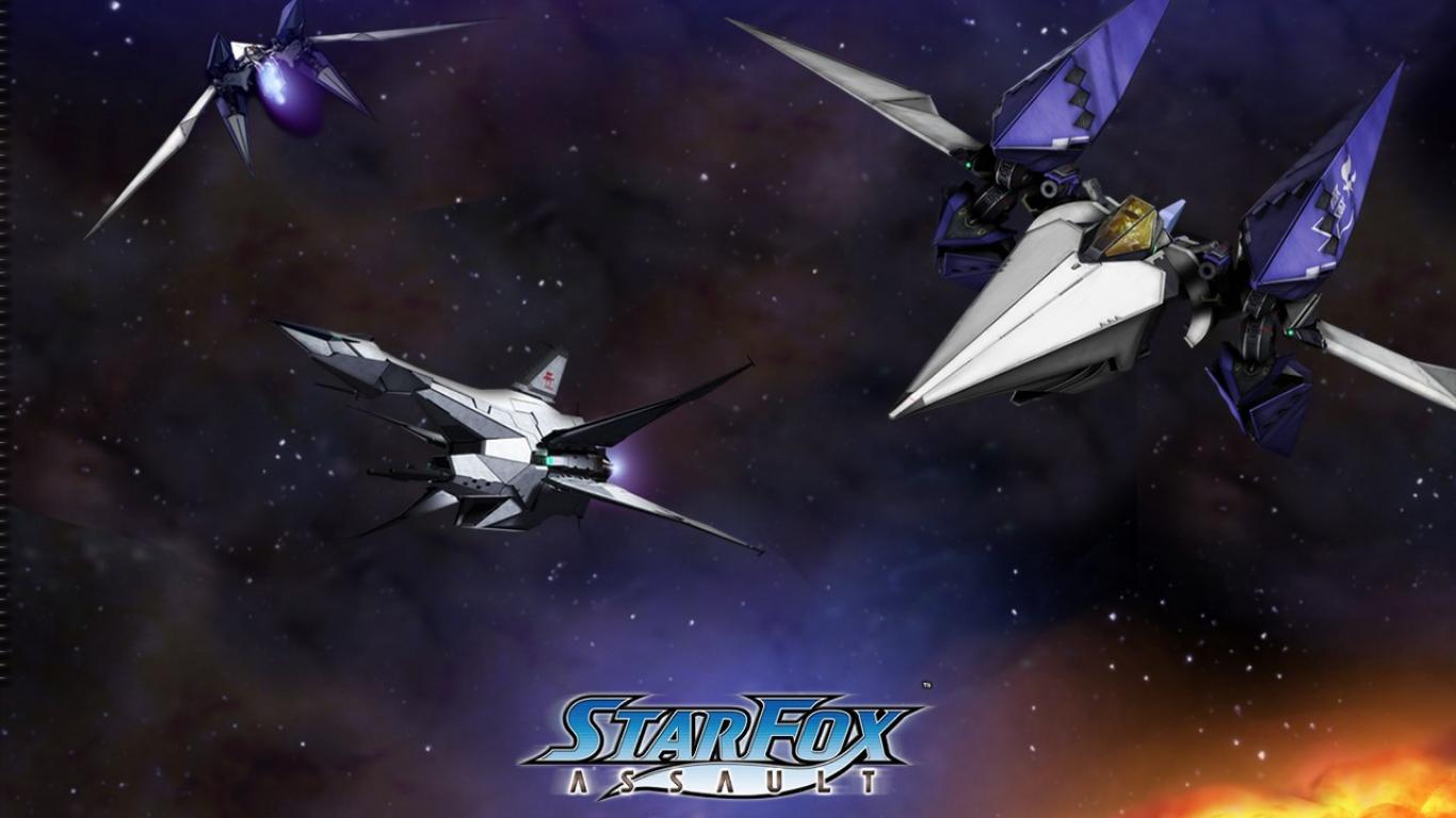 Starfox assault ships nintendo games HD Wallpaper wallpaper