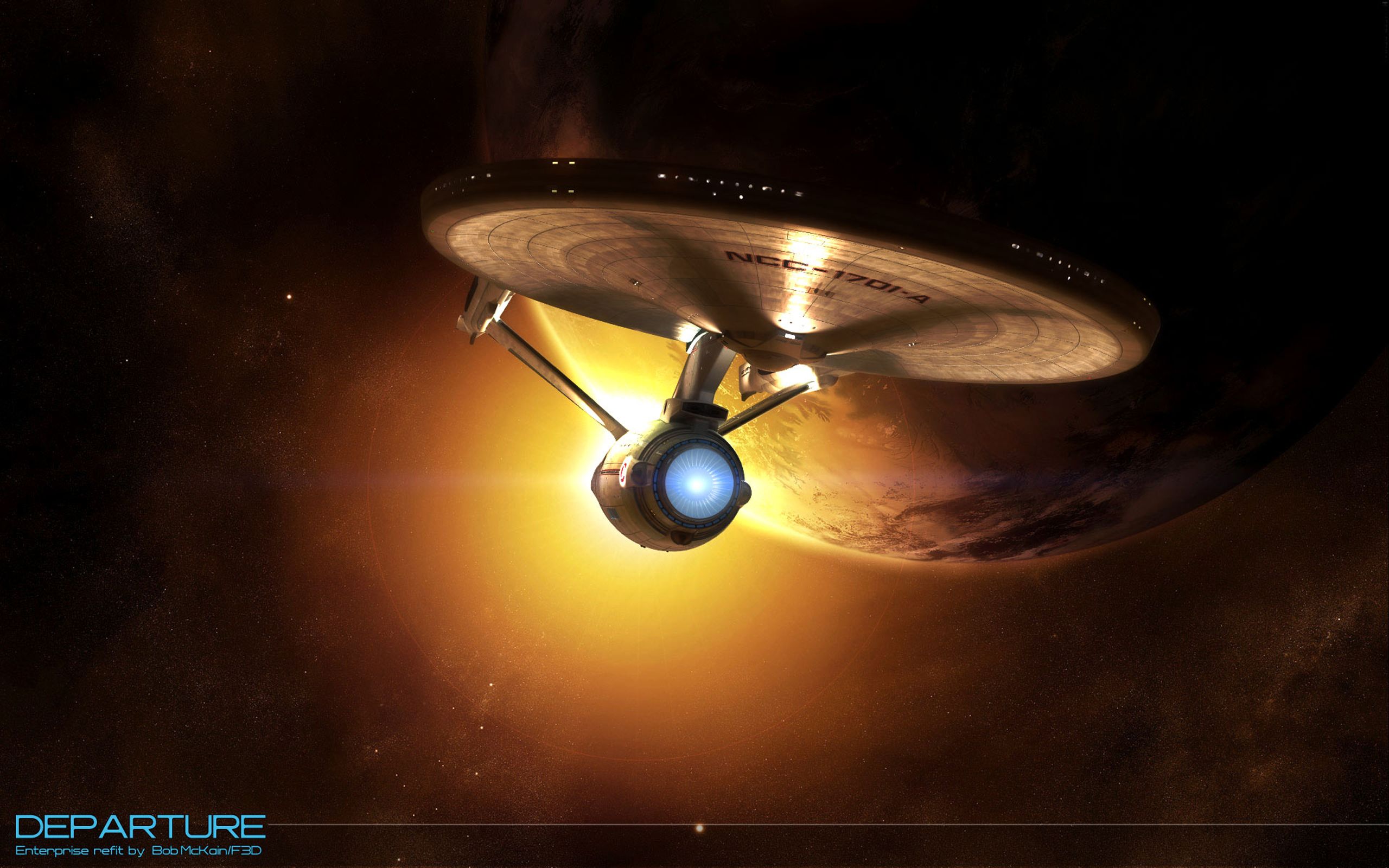 Star Trek Departure, free Star Trek computer desktop wallpaper
