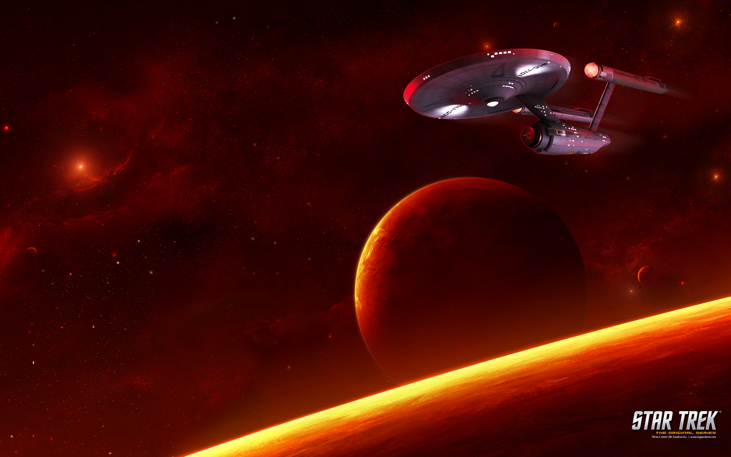 Wallpapers Starship Enterprise Free Space Ship Star Trek Click