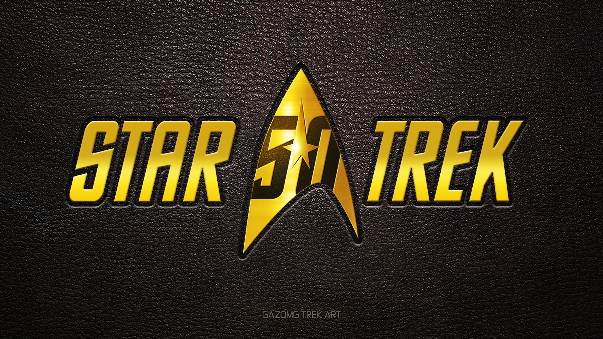 Star Trek 50th Logo Wallpaper by gazomg on DeviantArt