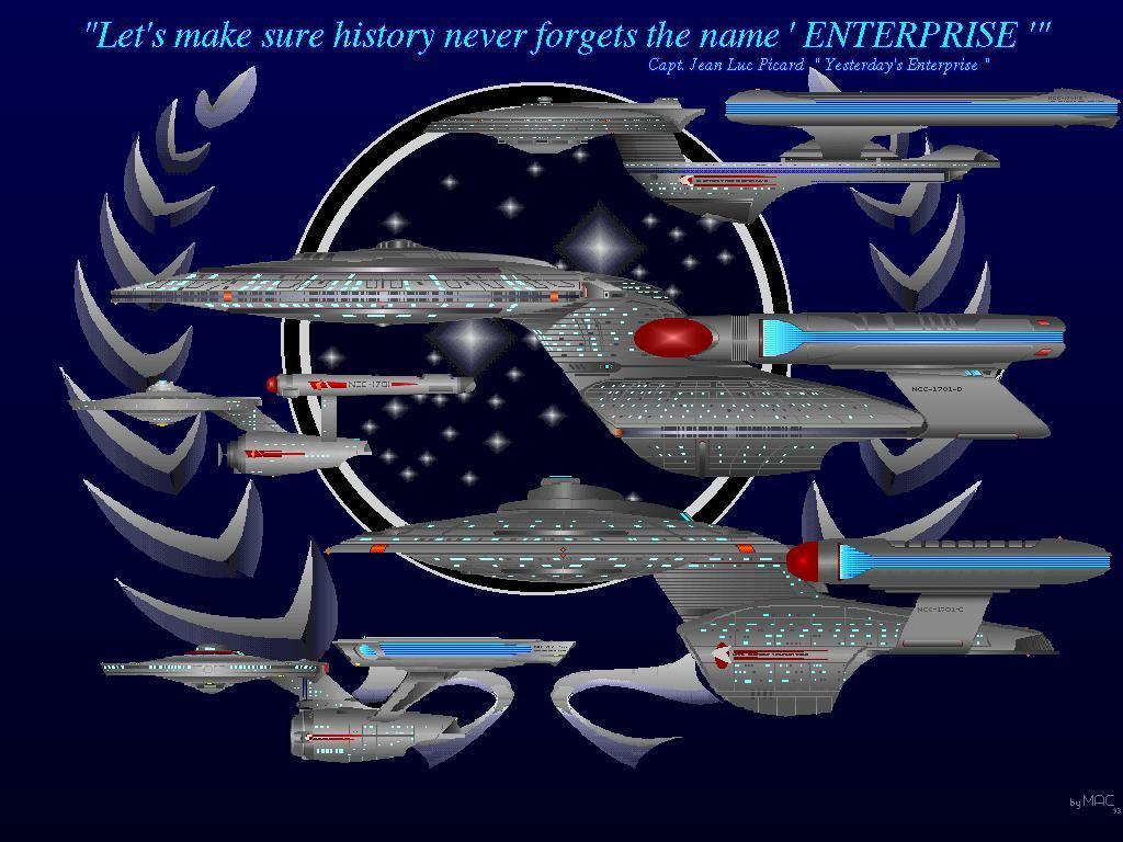 Enterprise History - Star Trek-The Next Generation Wallpaper ...