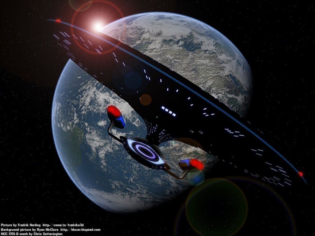 Enterprise-D - Star Trek-The Next Generation Wallpaper (3983428 ...