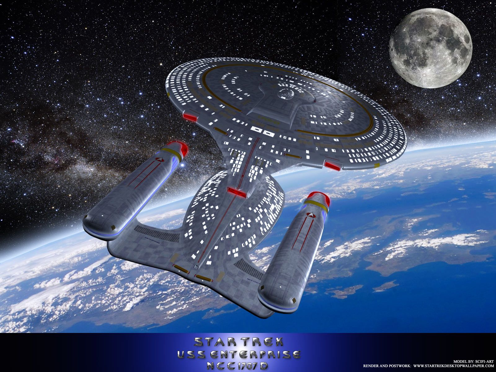 Star Trek USS Enterprise NCC1701 Class The Next Generation, free ...