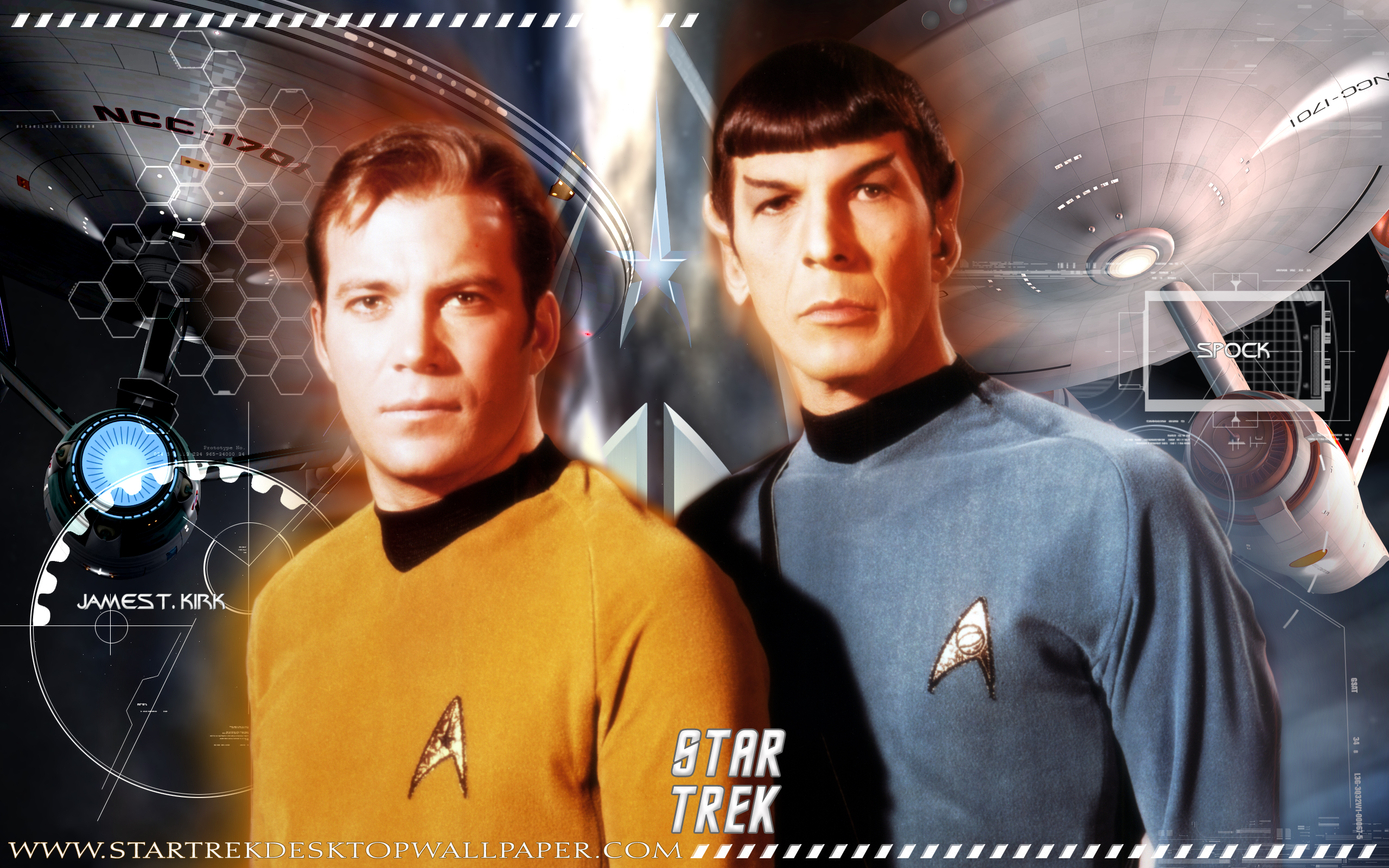 Star Trek Original Series James T. Kirk And Spock, free Star Trek