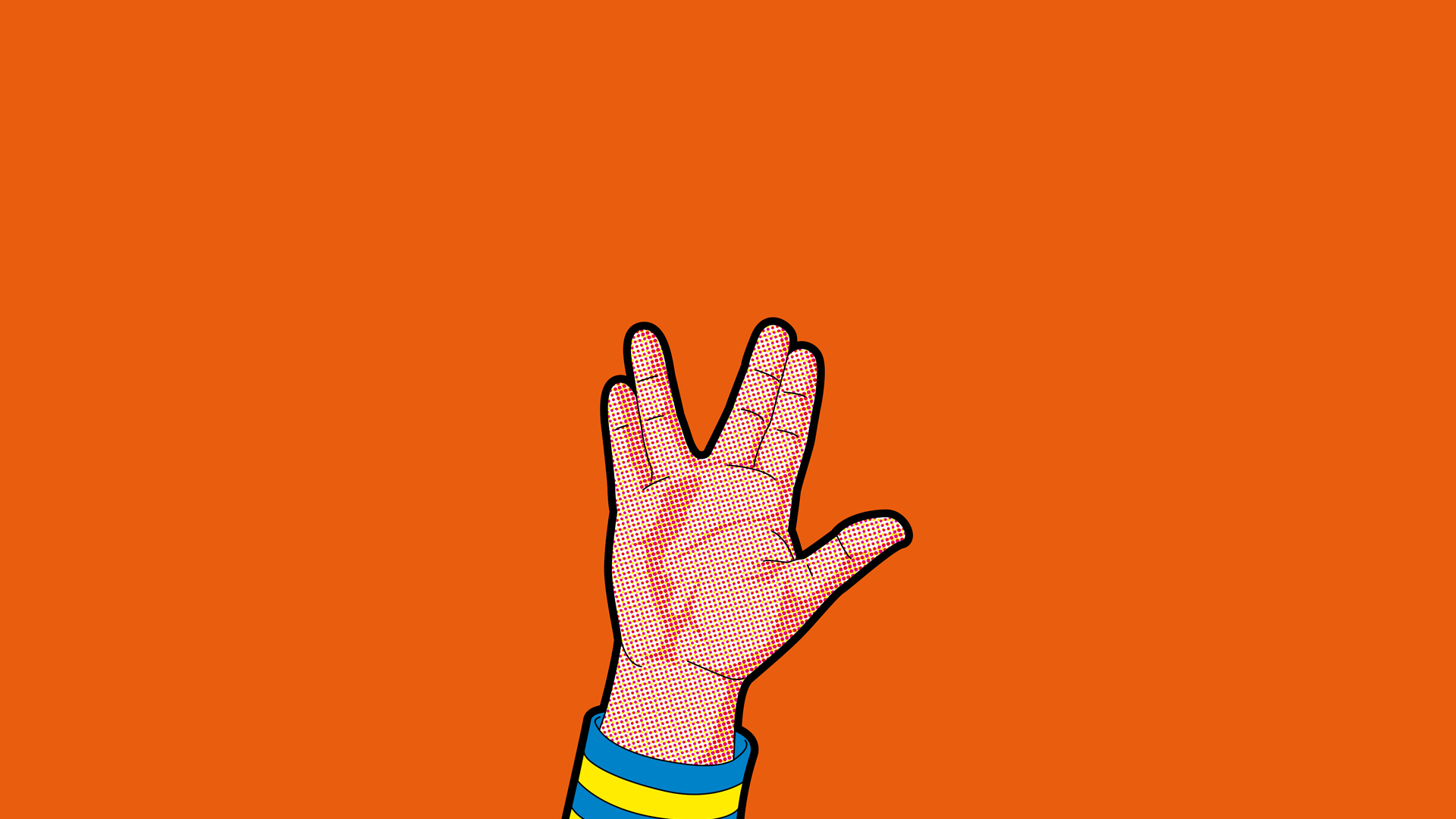 Entreprise Geek Hand Kirk Logical Long Life And Prosper Mr Spock ...